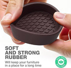 Furniture Cups X-PROTECTOR – 2" Caster Cups 8 PCS – Round Furniture Coasters – - Image 4
