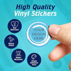 100 Custom Vinyl Stickers - Image 3