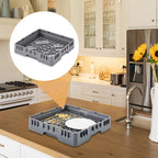 Commercial Dishwasher Tray Rack Polypropylene Full Size Flatware Rack - Image 7