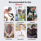 SAFEYEAR Anti Fog Safety Glasses- SG002 Clear Scratch Resistant Work Glasses - Image 6
