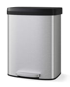 16 Gallon Trash Can, Stainless Steel Kitchen Garbage Can, Recycling or Waste Bin by Fasyou