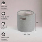 PUTSKA Basket – Round Storage for Toys and Clothes, Stuffed Animals – Soft Baby - Image 3