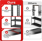 TigerParty 2050LBS Heavy Duty Garage Shelving, 5-Tier Adjustable Storage Shelves - Image 5