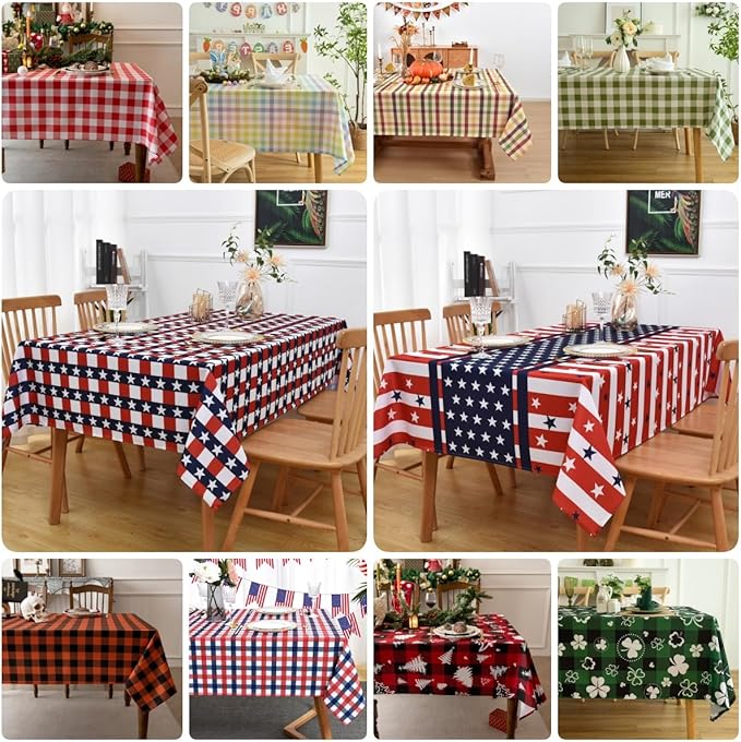 Gingham Tablecloth Fabric - Image 6