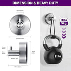 JOMOLA Brushed Stainless Steel Shower & Bathroom Hooks - Image 6