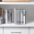Oggi Stainless Steel Kitchen Canister 152oz + Oggi Jumbo 8" Stainless Steel - Image 6