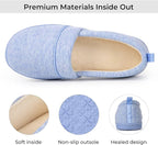 HomeTop Women's Comfy Loafer Slippers Lightweight Memory Foam Non-slip Indoor - Image 4