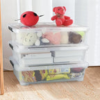 3-Pack Plastic Under bed Storage Box, 40 Quart - Image 6