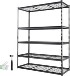 VEVOR Storage Shelving Unit, 5-Tier Adjustable, 2000 lbs Capacity, Heavy Duty - Image 9