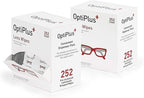 OptiPlus Eyeglass Lens Wipes l Pre-Moistened l Cleaning Wipes - Image 2