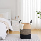 VIPOSCO Large Laundry Hamper, Tall Woven Rope Storage Basket - Image 4