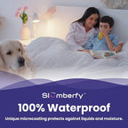 Full Size Waterproof Cooling Mattress Protector by Slumberfy - Image 4