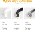 39.4FT Brush Weather Stripping, Neat Pile Self Adhesive Seal Strip - Image 3