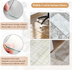 40" x 80" Glass Chair Mat, 1/5" Thick Office Chair Mat - Image 6