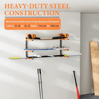 Lumber Rack Heavy Duty Wood Racks Wall Mount Folding Lumber Storage Racks - Image 4