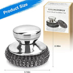 7PCS Steel Wool Scrubber Pads, Stainless Steel Scrubber Set - Image 2