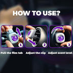 Air Jungles Lavender Scent Car Air Freshener Clip, 6 Vent Clips, 4ml Each - Image 3