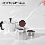 Long Handle Coffee Scoop: 8.6 Inch 18/8 Stainless Steel 2 Tablespoon Metal - Image 7