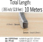 Weather Stripping Brush for Sliding Windows/Doors Frame Side, Pile Self - Image 2