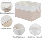 15x11x9.5 Inch Storage Baskets for Shelves, 3 Pack Storage Bins，Foldable - Image 6