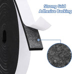Weather Stripping Door Seal Strip- 1/2 Inch X 2/5 Inch X 13Feet, Strong Adhesive - Image 3