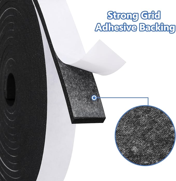 Weather Stripping Door Seal Strip- 2 Inch X 1/8 Inch X 26Feet, Strong Adhesive - Image 3