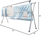 Clothes Drying Rack 63 Inches Folding Indoor Outdoor, Drying Rack Clothing - Image 7