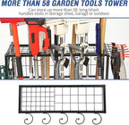 Garden Tool Organizer for Garage, Garden Tool Rack, Yard Tool Holder for Garage - Image 2