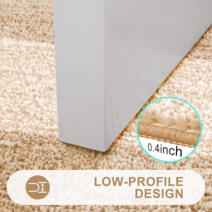 Kitinjoy Indoor Outdoor Door Mat, 59x36 Non-Slip Absorbent Dirt Trapper - Image 4