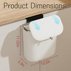 2.4 Gallon Kitchen Compost Bin Hanging Small Trash Can - Image 2