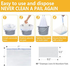 Senvok Commode Liners with Highly Absorbent Pads - Image 4