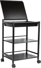 Mind Reader Cart with Covered Compartment, Office Organizer by MindReader
