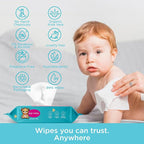 Ioly's Baby Wipes Unscented Wet Wipes 99% Water Based - Image 7