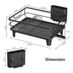 Dish Drying Rack for Kitchen Counter, Space-Saving Dish Rack, Sink Kitchen - Image 9