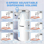 Automatic Liquid Soap Dispenser, 6 Level Adjustable Liquid, Wall Mount Soap - Image 3