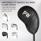 Amy Sport Golf Iron Head Covers Value 12 Pcs Set Thick Synthetic Leather - Image 5