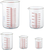 High Borosilicate Glass Measuring Cup Set-V-Shaped Spout, Includes 60ml - Image 7
