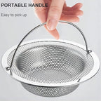 4 Pack Stainless Steel Sink Strainer Basket, Fine Mesh Drain Protector - Image 5