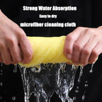 Bamboo Microfiber Cleaning Cloth-8Pcs Kitchen Wash Cloths, Wood Fiber Window - Image 2
