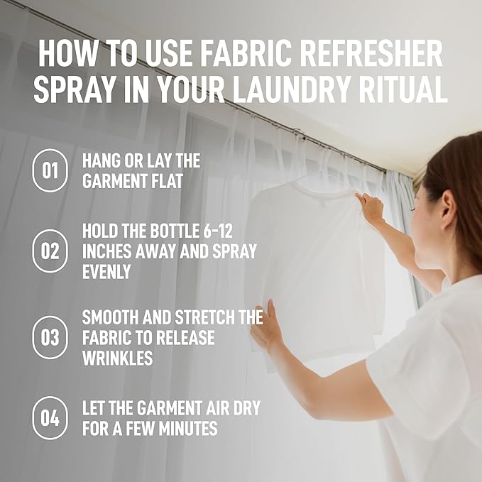 Laundry Sauce Fabric Refresher Spray French Saffron, Odor-Fighting Fabric - Image 5
