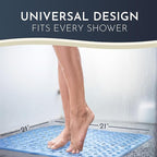 Homerella Anti Slip Shower Mat | Anti Mold Non Slip Bathtub Mat - Image 3