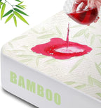California King Mattress Protector Waterproof Mattress Pad Washable Bamboo by SoftHour