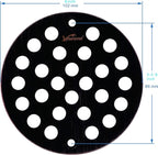 4-Inch Screw-in Shower Strainer Drain Cover Replacement Floor Strainer - Image 2