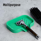 Zulay Kitchen Small Silicone Sponge Holder – Space-Saving Sink Organizer Tray - Image 5