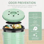 Vipush Kitchen Countertop Compost Bin - Image 2