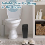 Hoolerry 8 Pcs 3 Gallon/12 Liter Small Trash Can Plastic Kitchen Garbage - Image 4