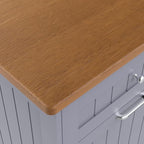 Betterhood Tilt Out Trash Cabinet 10 Gallon Wooden Free Standing Laundry Sorter - Image 9