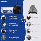 30-35 Gallon Black Trash Bags 120 Count - Image 2