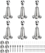 uxcell 6Pcs Magnetic Door Stopper, 304 Stainless Steel Magnetic Door Stop Catch by uxcell