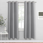 PONY DANCE Blackout Curtains for Bedroom 72 Inch Length 2 Panels Set, Privacy by PONYDANCE